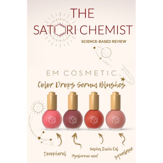 Má hồng serum dạng kem EM Cosmetics Colour Drop Serum Blush | BigBuy360 - bigbuy360.vn