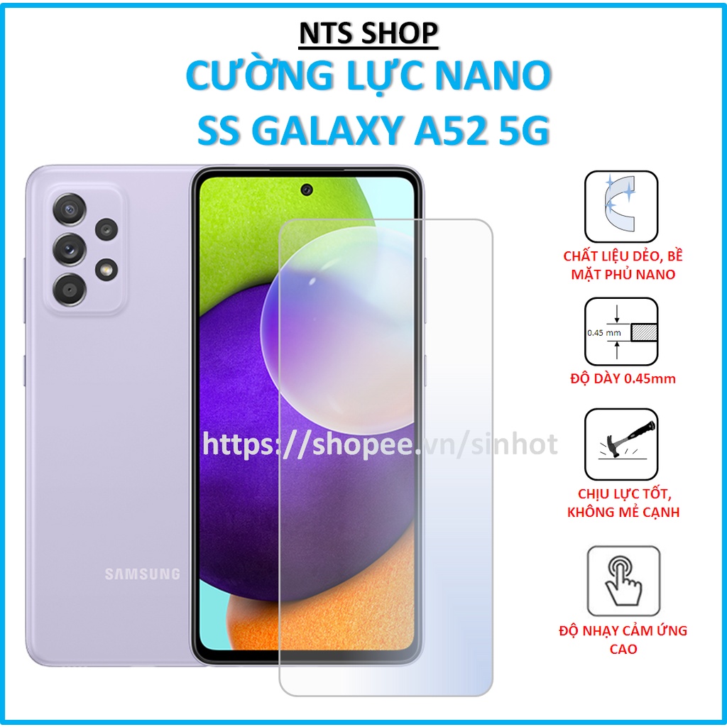 Dán cường lực dẻo bảo vệ màn hình Samsung Galaxy A52 5G
