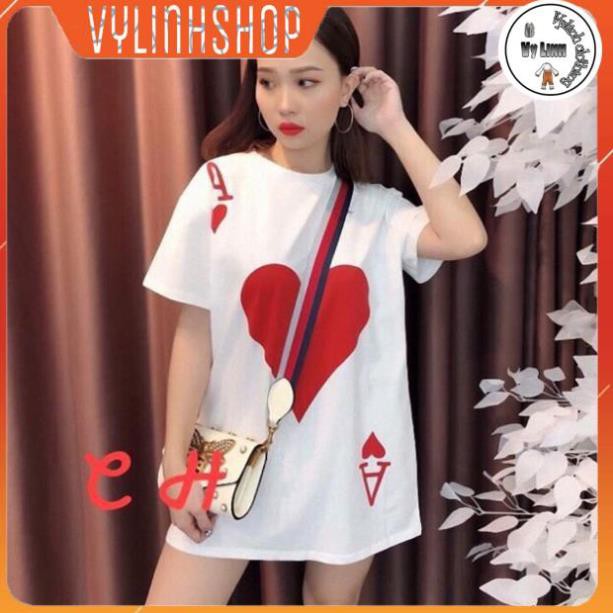 Áo thun unisex 💝 VYLINHSHOP 💝 Áo phông hình lá bài Unisex new mát nhiều màu 4 size S M L XL