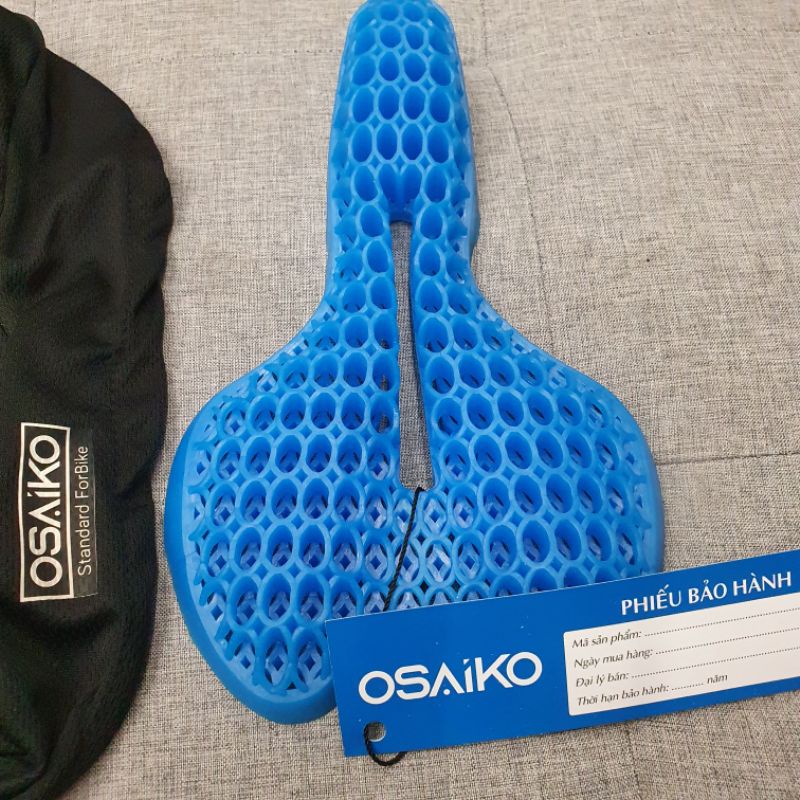 Đệm Lót Yên Xe Đạp Thiết Kế Tổ Ong 3D Siêu Thoáng, Siêu Êm OSAIKO