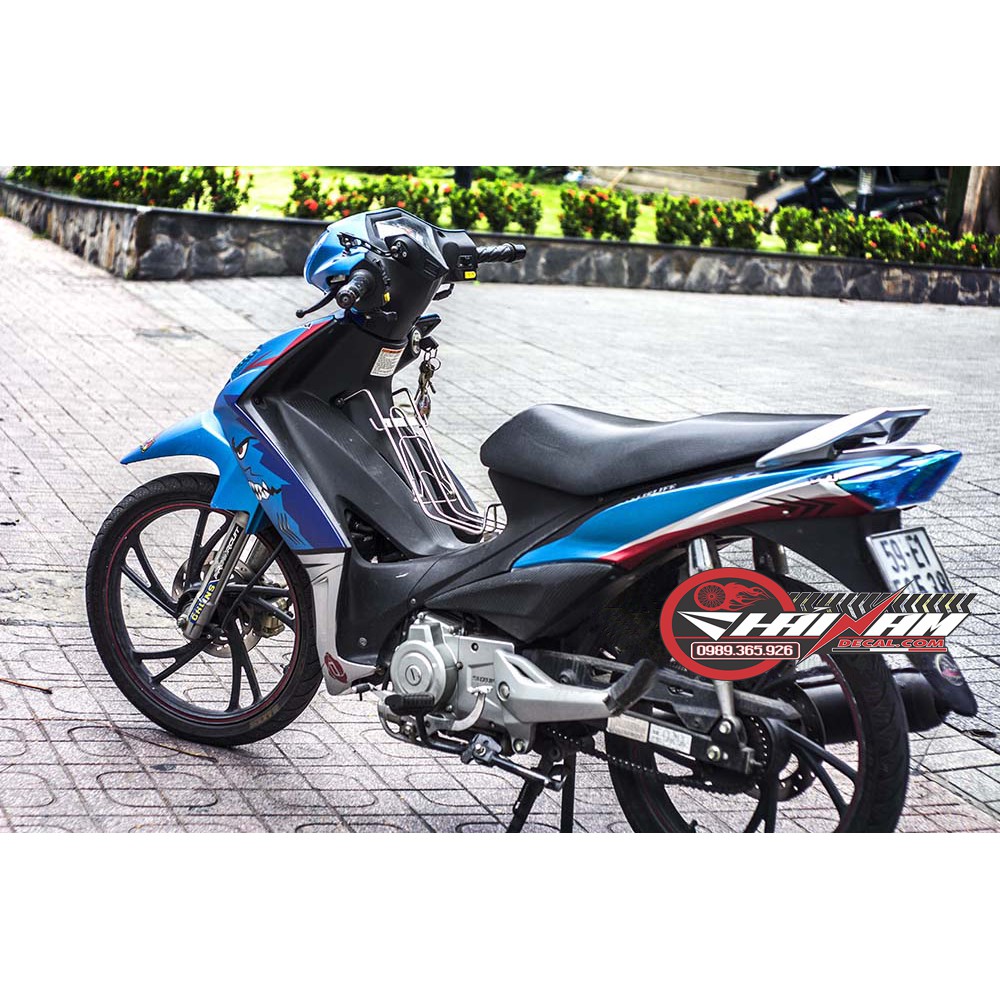 Tem Trùm Axelo Xanh Cá Mập