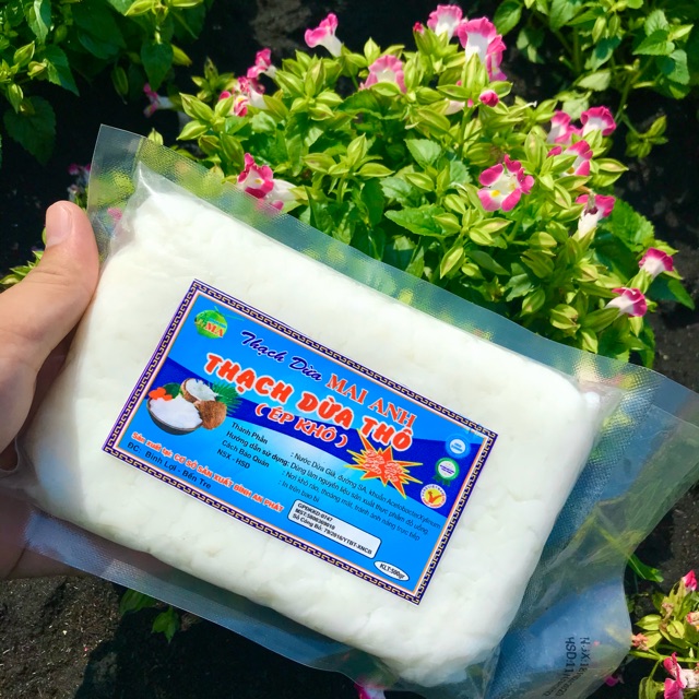 0,5kg thạch dừa thô