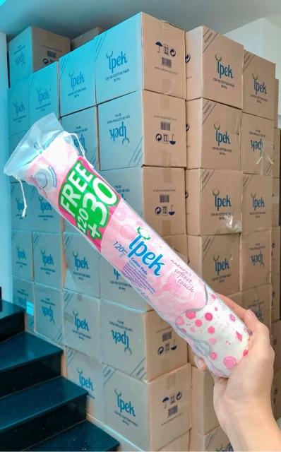 Bông tẩy trang Ipek Thổ Nhĩ Kỳ 150 miếng và 80 miếng