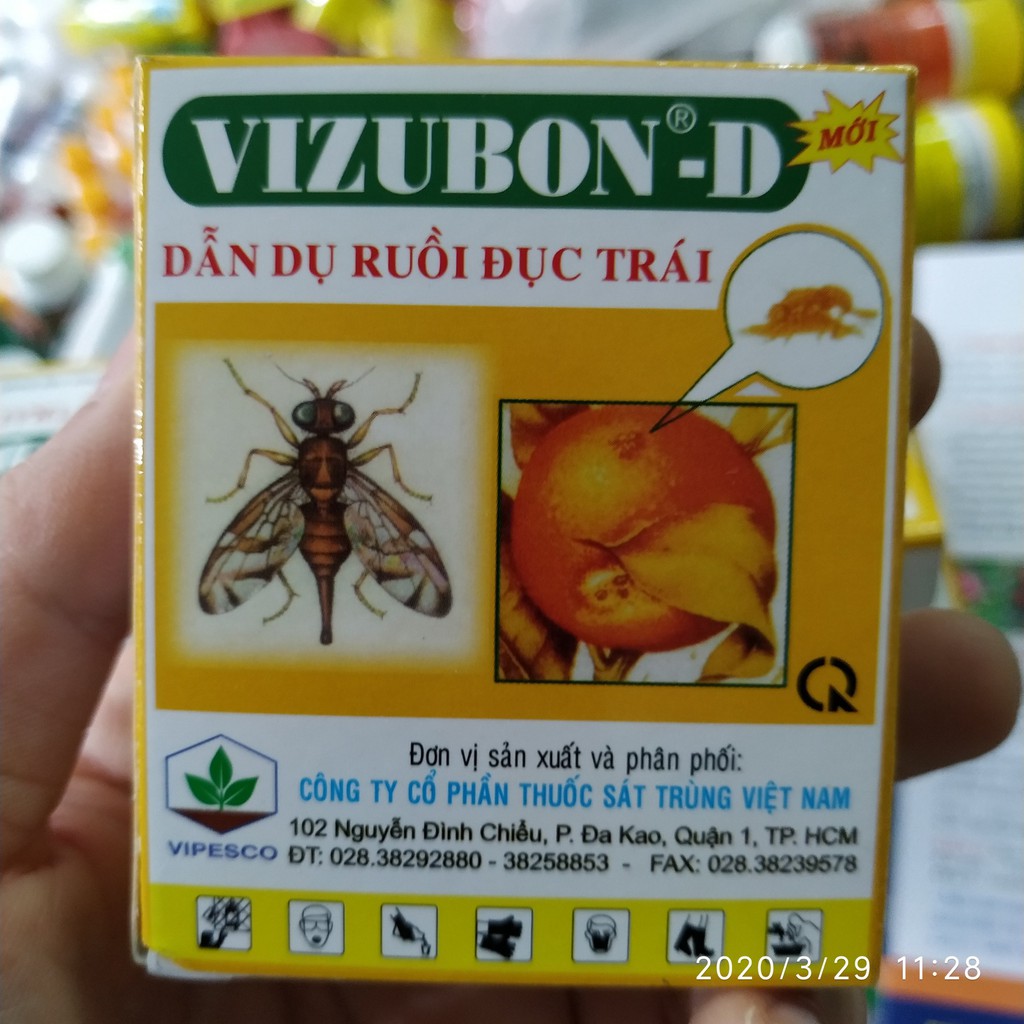 Dẫn dụ ruồi đục trái Vizubon -D