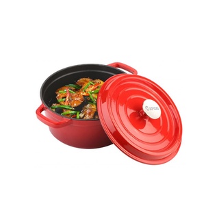 Nồi gang đúc tráng men rapido rk22rd - size 22cm- hàng chính hãng-bảo hành toàn quốc
