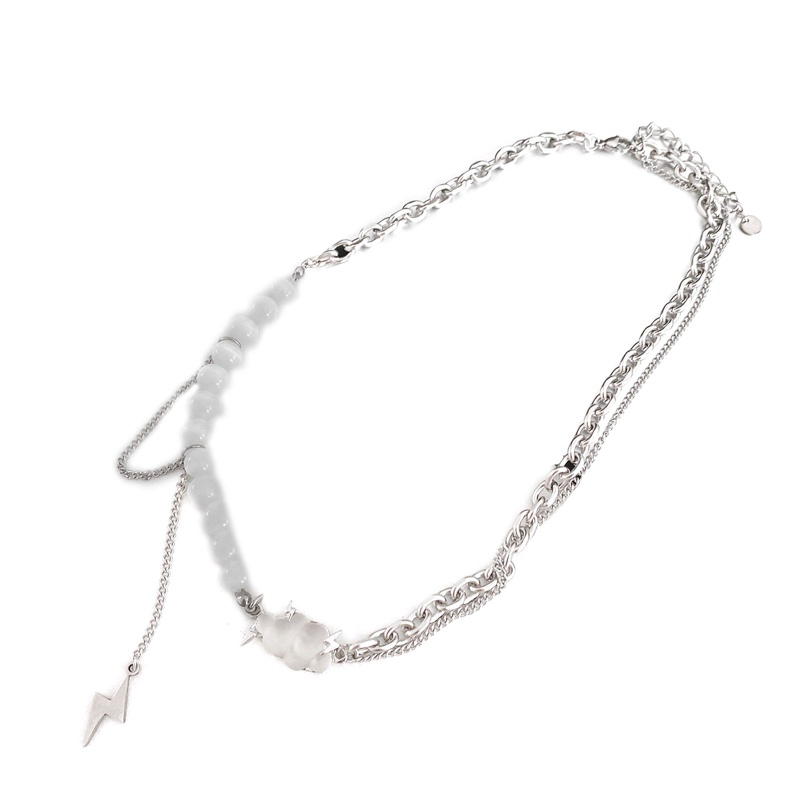 Vòng Tay Ngọc Trai Hình Đám Mây Xinh Xắn Dễ Phối Đồ Thời Trang Cho Nữ