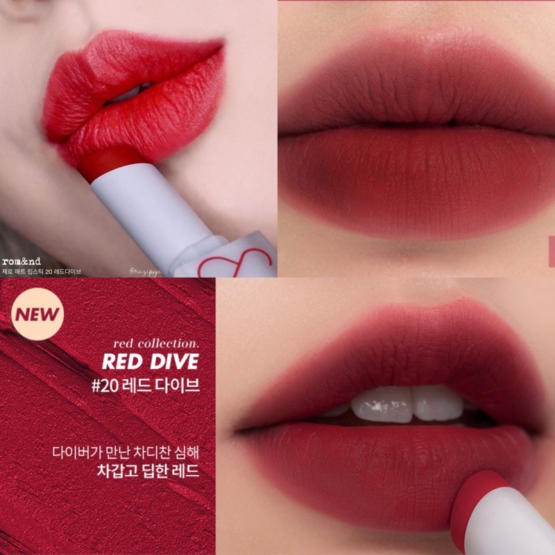 Son thỏi Romand Zero matte lip