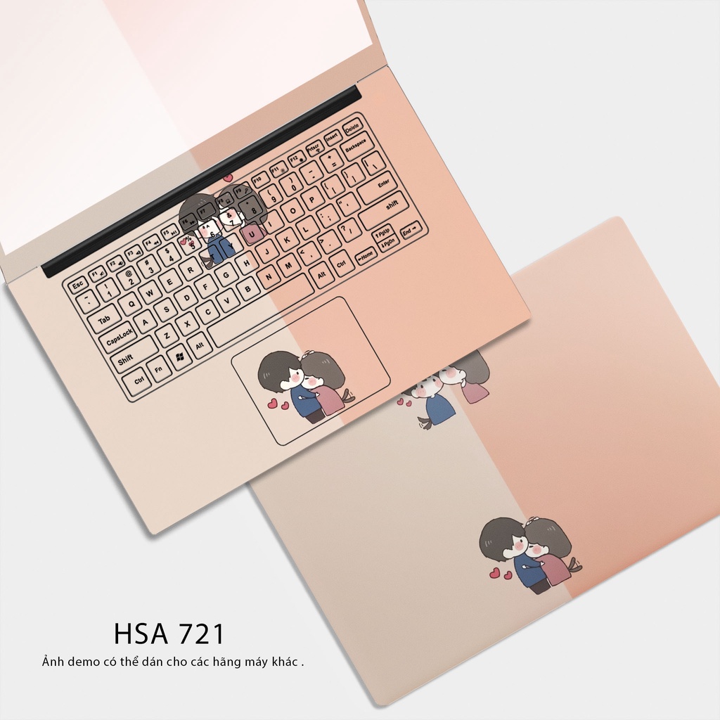 Miếng Dán Laptop Mẫu Couple Dễ Thương
