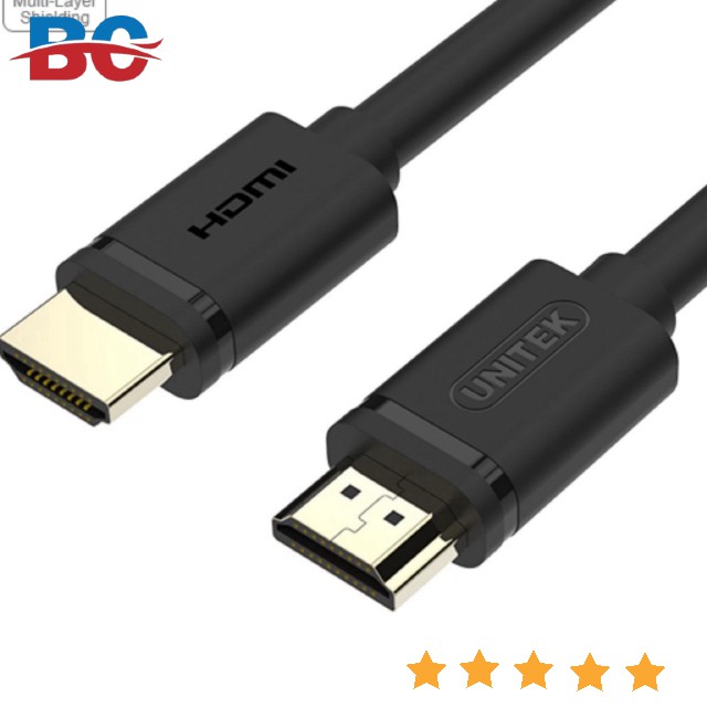 Dây cáp HDMI UNITEK 1M5, 3M, 5M (Y-C 137M) chính hãng