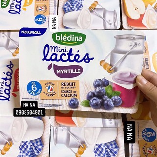 SỮA CHUA BLEDINA MINI LACTES NHIỀU VỊ