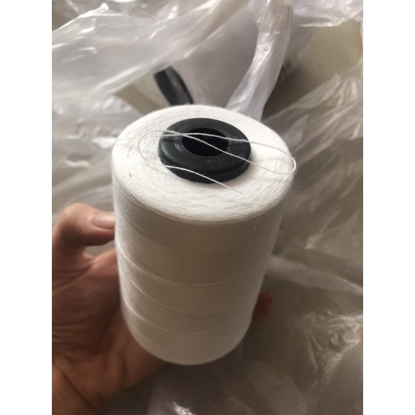 Chỉ cotong trắng sợi lớn 20/2 ,20/3
