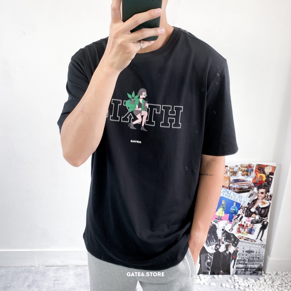Áo Phông Nam Nữ GATE6 Camilo, thun cổ tròn Unisex 100% cotton vải mềm local brand - #G0031