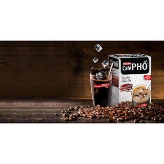 Cafe Phố Đen Đá MacCoffee (10 Gói x 16g)