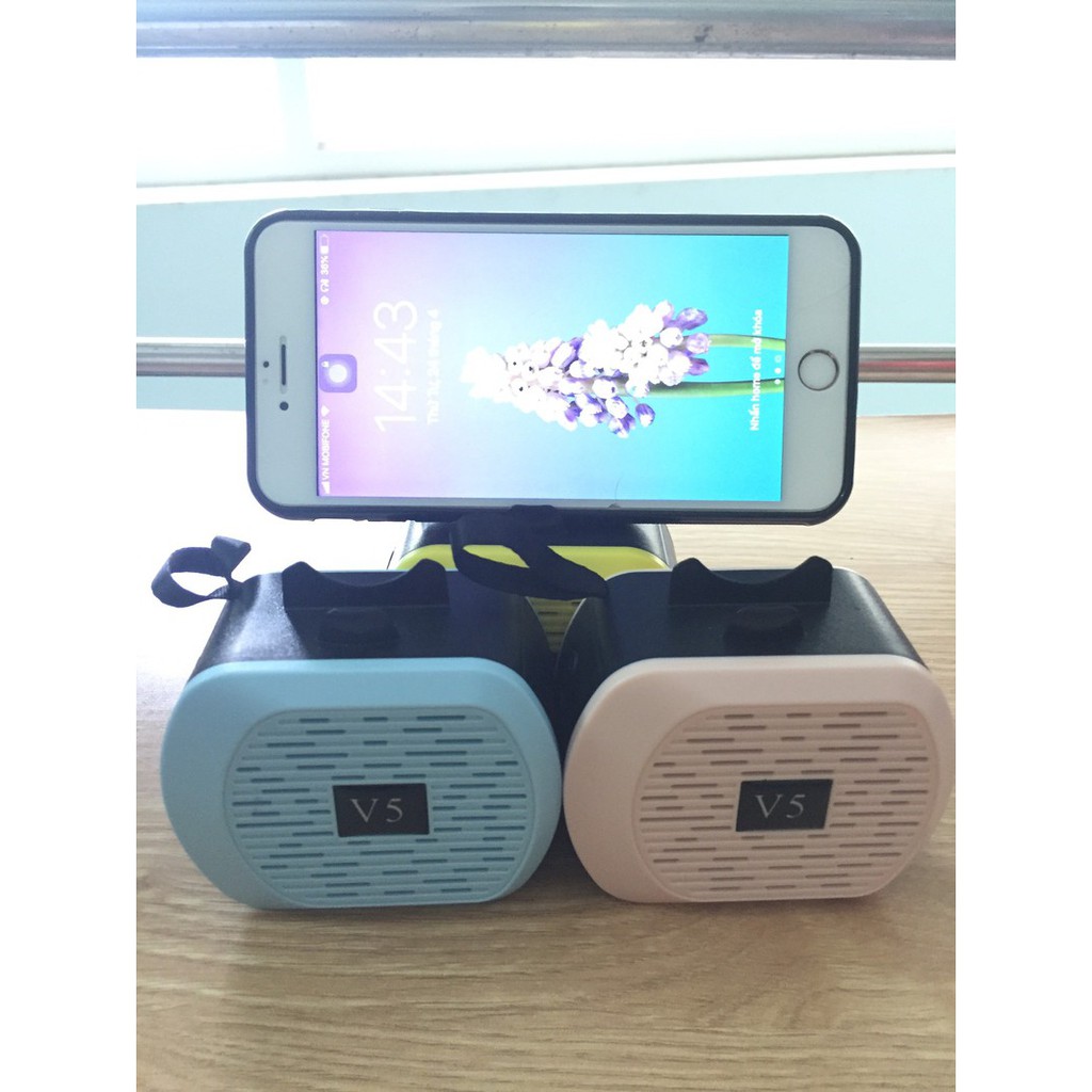 LOA BLUETOOTH KIÊM GIÁ ĐỠ ĐIÊN THOẠI V5 ÂM THANH HAY - Loa thông minh - loa di động - loa bàn - loa cầm tay