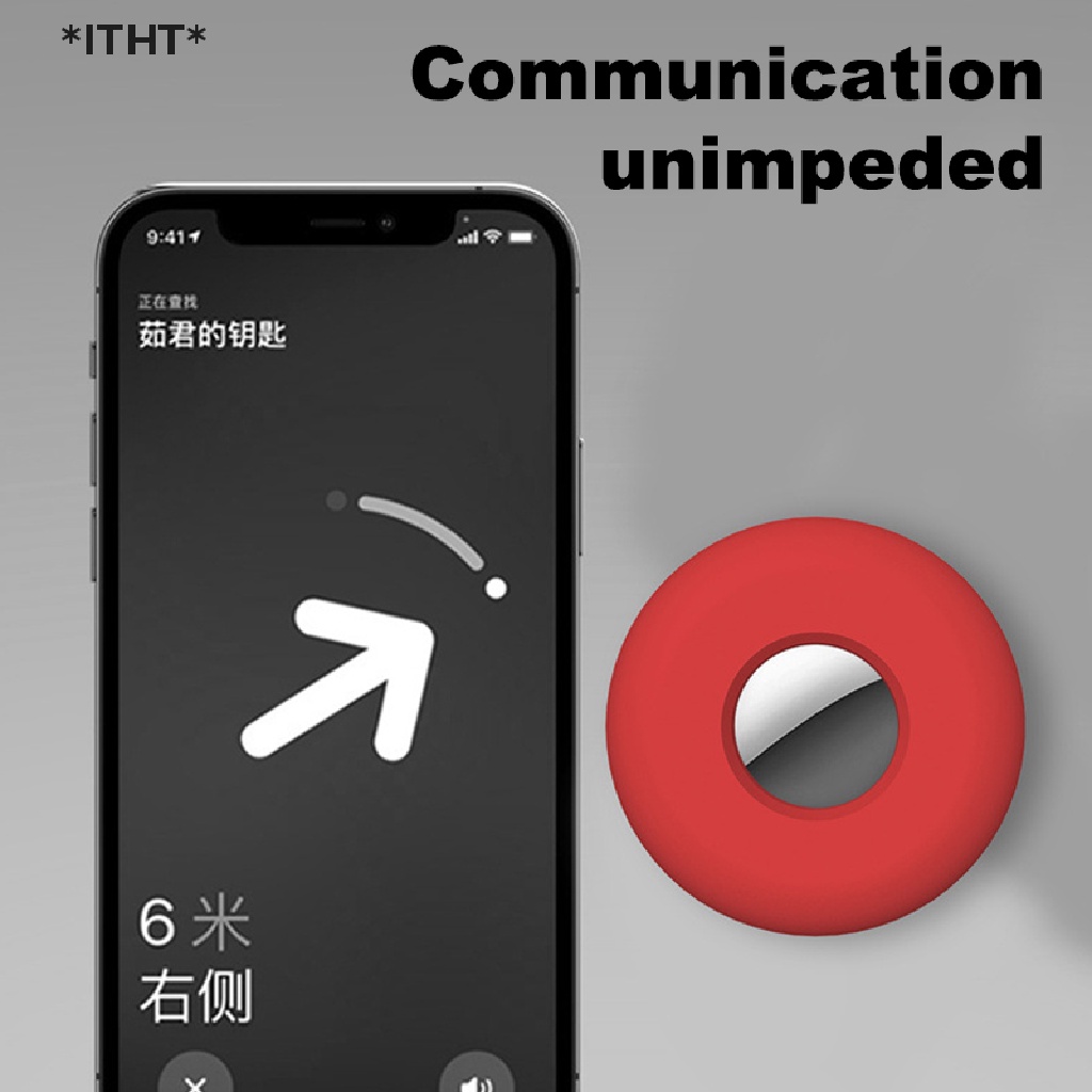 Vỏ Bọc Thẻ Đeo Cổ Bằng Silicon Chống Thất Lạc Cho Apple