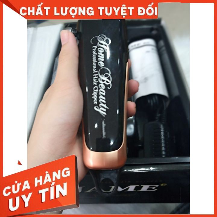 Tông đơ JAME CHÍNH HÃNG thiết kế  sang chảnh độc đáo , lưỡi thép , độ bền cao, Pin sạc không dây chuyên dụng cho salon