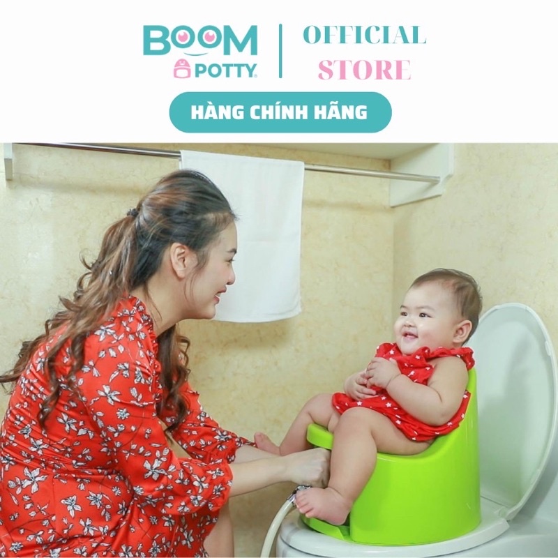 Bô rửa đa năng Boom Potty [Giúp việc vệ sinh của bé dễ dàng, sạch sẽ hơn cho bé từ 8 tháng