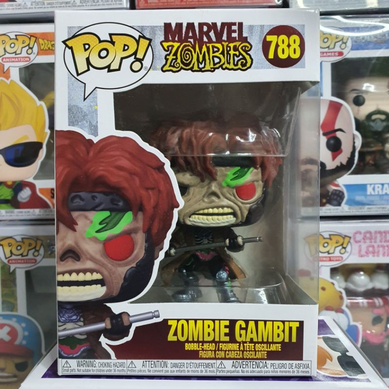 Đồ chơi mô hình funko pop 788 Zombie Gambit - Marvel