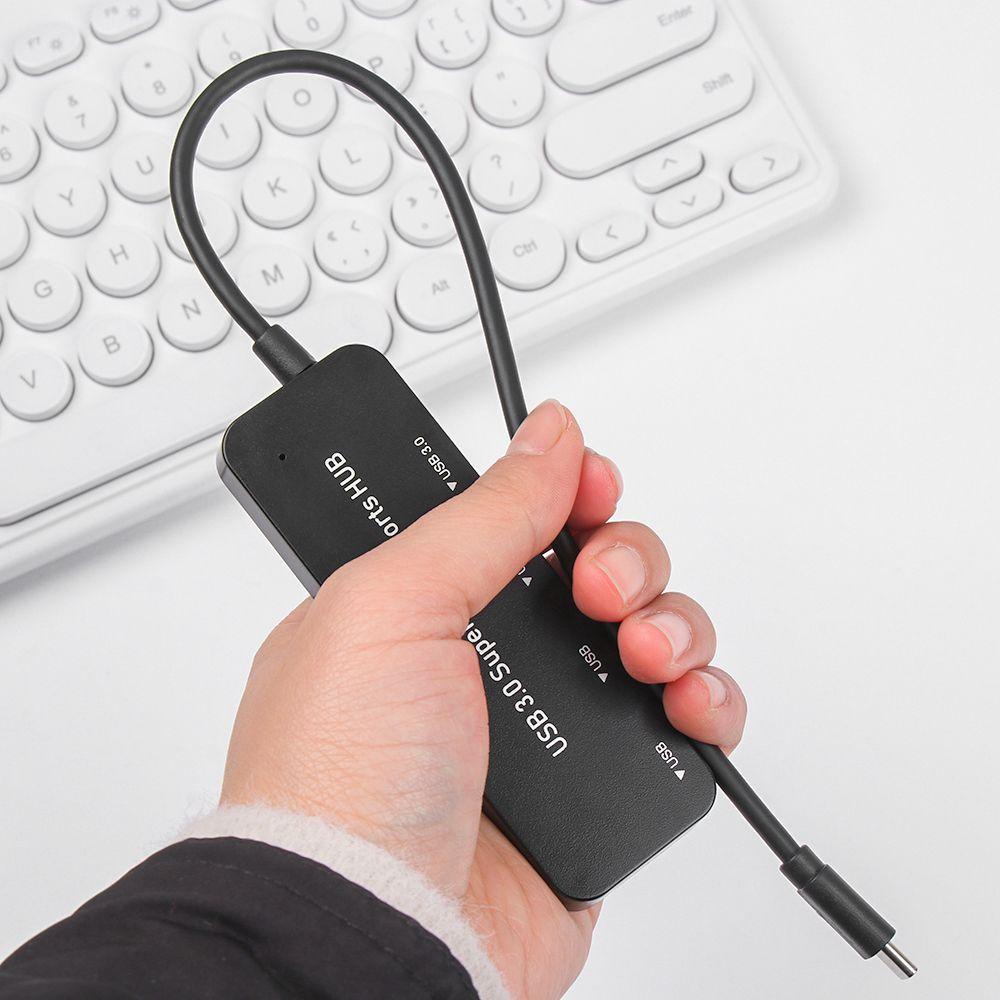 Bộ Hub Type-C USB 3.0 4 Cổng Tốc Độ Cao Cho Laptop