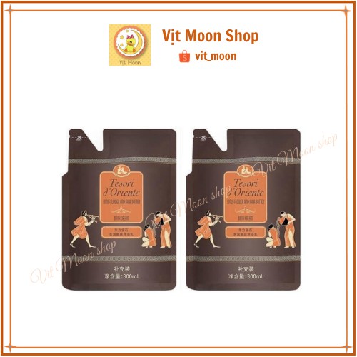 sữa tắm hoa sen set 2 gói tổng 600ml