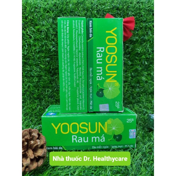 ✅ YOOSUN RAU MÁ GIÚP NGĂN NGỪA MỤN - MÁT DA - LÀNH SẸO TUÝP 25G