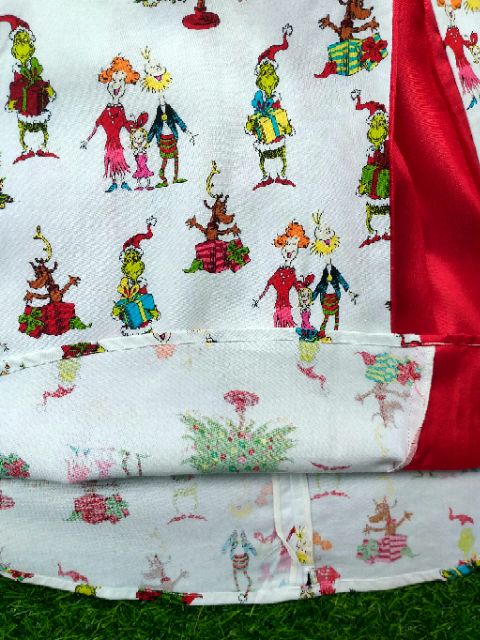 Đầm noen phối màu