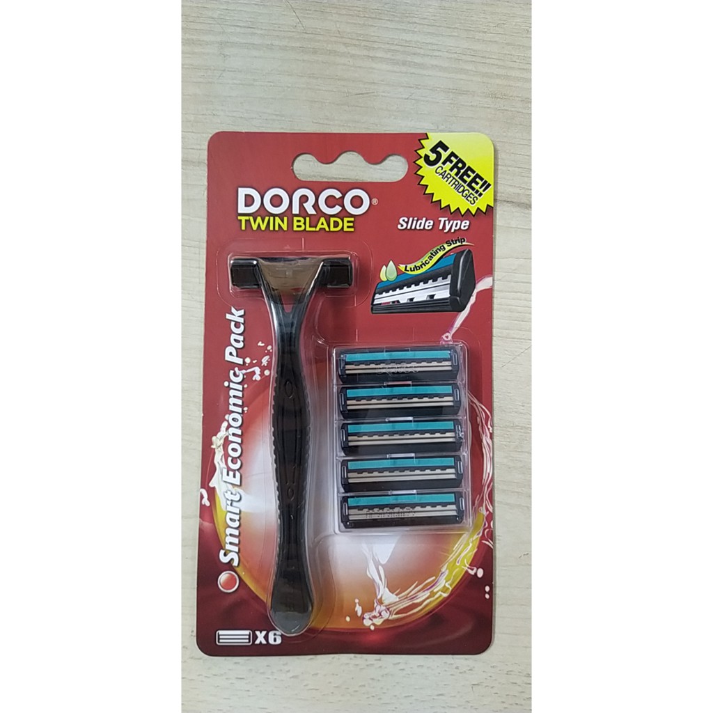 Dao cạo râu Dorco Twin Blade cán đen