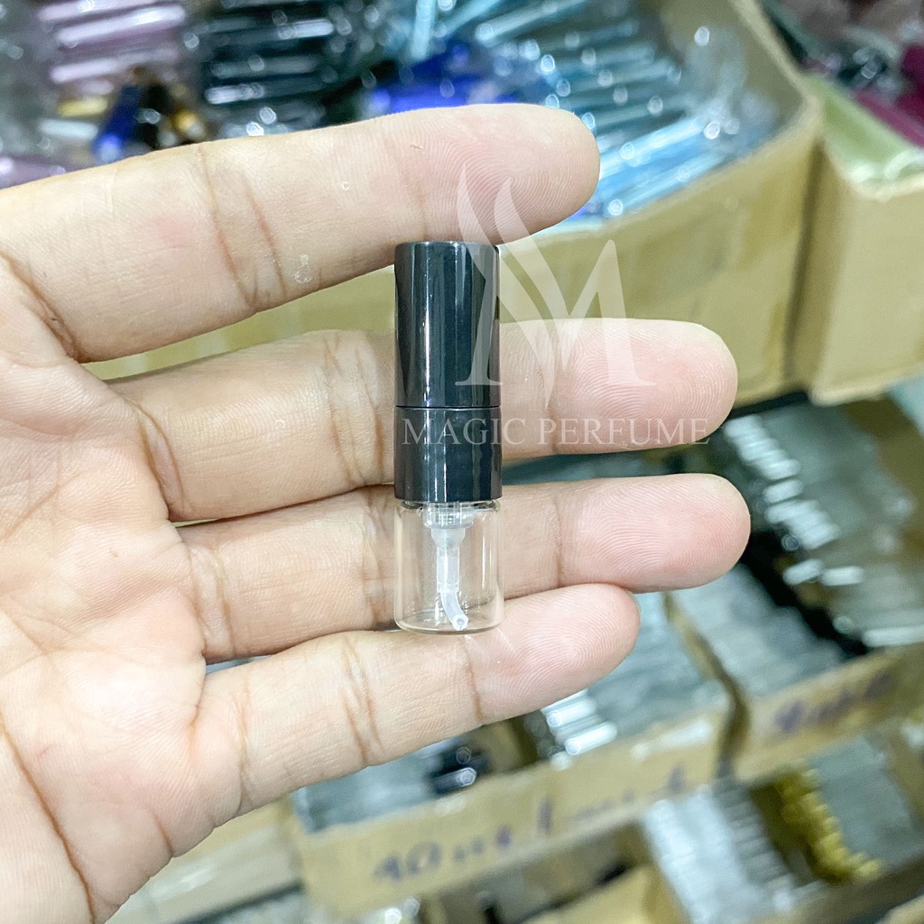 Chai đựng nước hoa thủy tinh mini dung tích 1ml dạng phun sương