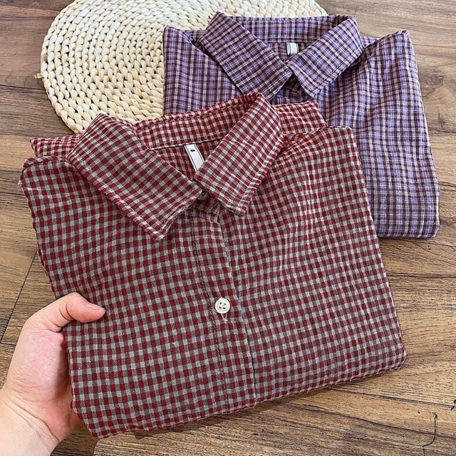 Sơmi Tay Đèn Lồng❤️💜