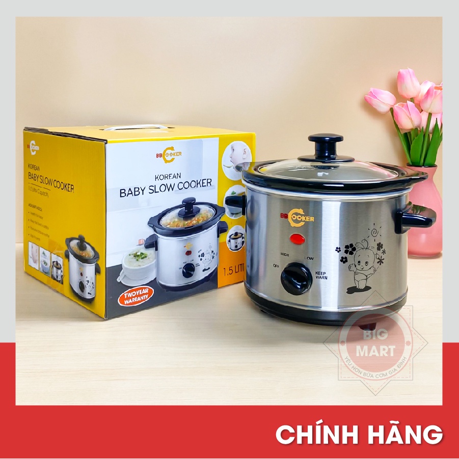 NỒI NẤU CHẬM BB COOKER HÀN QUỐC 1,5L