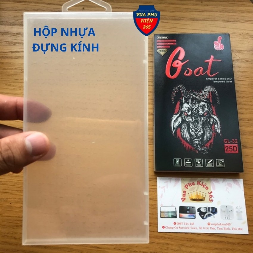 Cường Lực iPhone GOAT KHÔNG VIỀN 25D, Kính Cường Lực iPhone 6s/6sPlus/7/7Plus/8/8Plus/X/Xr/Xs/XsMax/11/11Pro/11ProMax