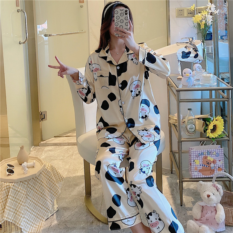 Set Đồ Ngủ Lụa Thời Trang Dành Cho Nữ