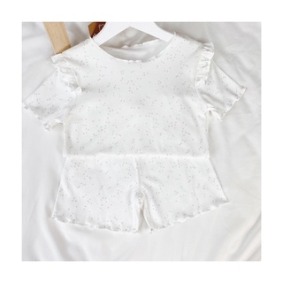 bộ mặc nhà bé gái cotton thun monybear