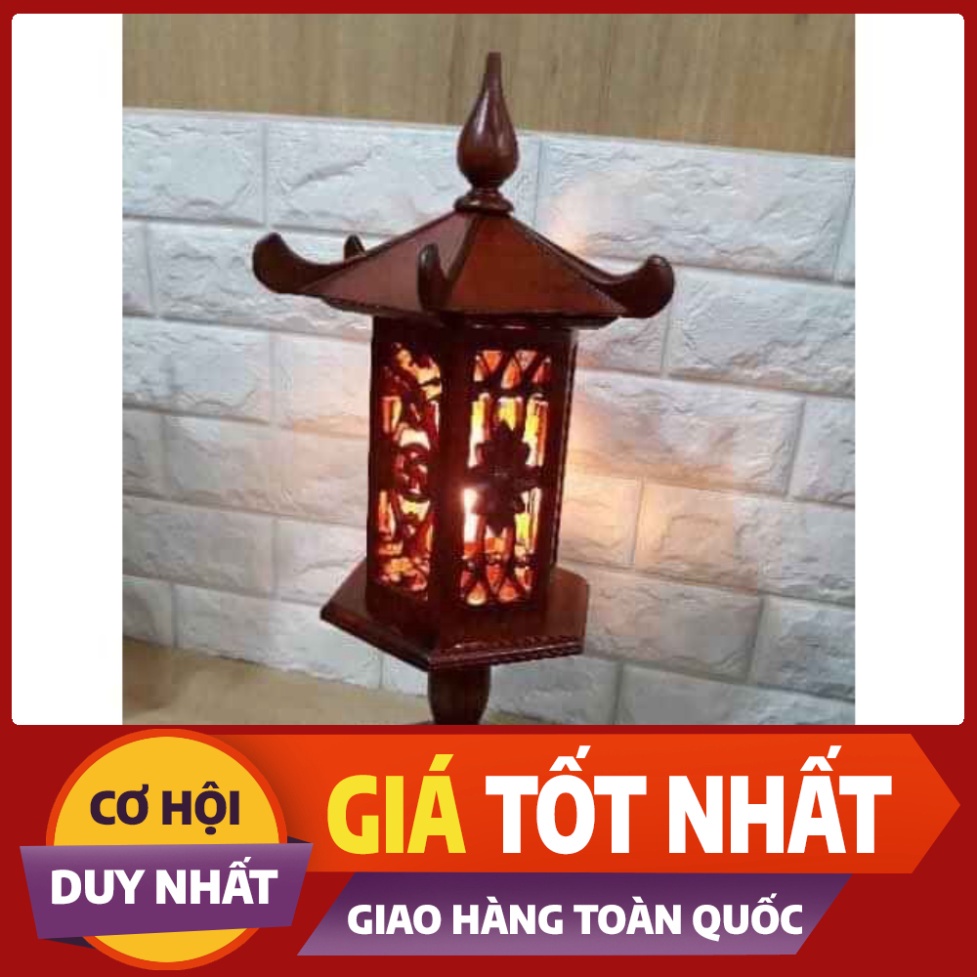 ) Đèn thờ, phòng khách gỗ hương