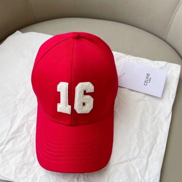 Mũ Lưỡi Trai Vải Cotton Thêu Số 16 Thời Trang Cho Nữ