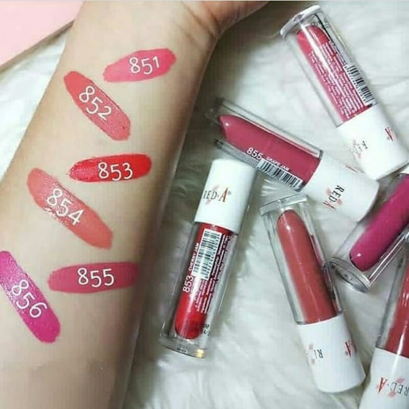 (hàng Mới Về) Son Kem Màu Đỏ Trang Điểm Chuyên Dụng | BigBuy360 - bigbuy360.vn