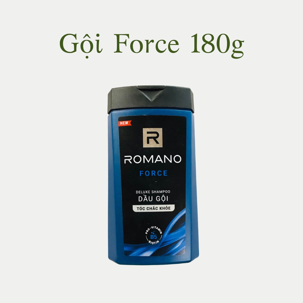 Dầu gội và sữa tắm Romano size du lịch