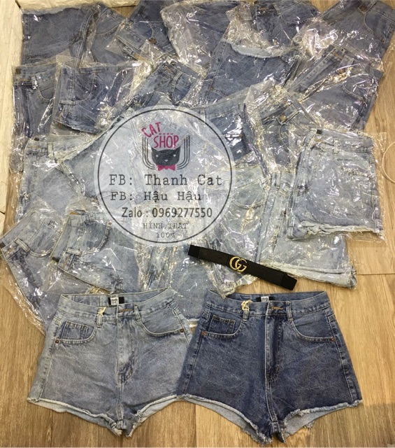 [Mã WASTUP5 giảm 10% tối đa 20K đơn 99K] Quần short jean lưng cao hình thật kèm video | BigBuy360 - bigbuy360.vn