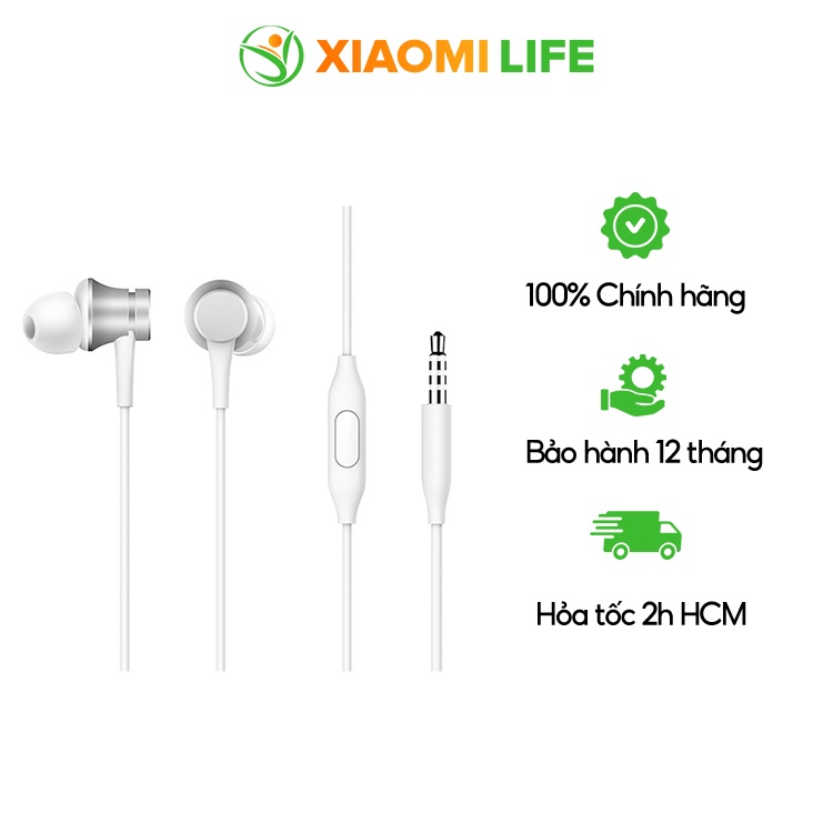 Tai nghe Xiaomi Mi Earphone Basic  | Hàng chính hãng | BH 6 Tháng
