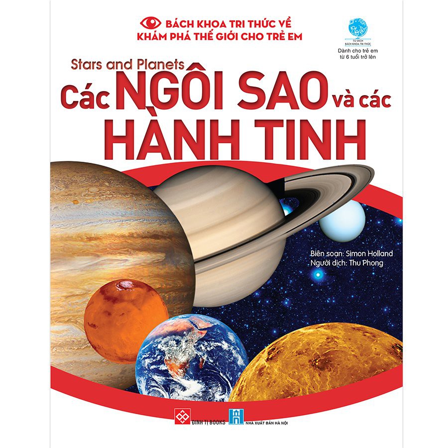 Sách - Bách khoa tri thức về khám phá thế giới cho trẻ em - Stars and Planets - Các ngôi sao và các hành tinh