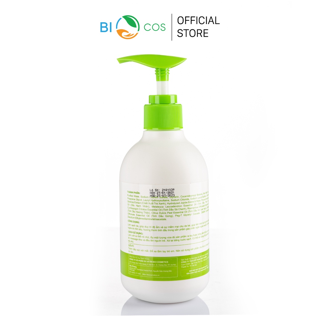 Sữa Tắm Dưỡng Thể Thiên Nhiên Cho Bé, Sữa Tắm Trắng Da Tốt Cho Bé -  Biocosmetics 250ml