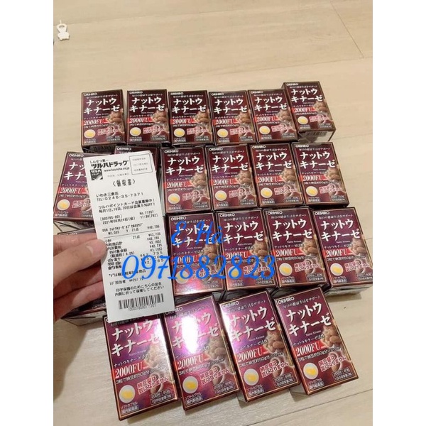 Viên uống đột quỵ Nattokinase 2000fu nhật bản