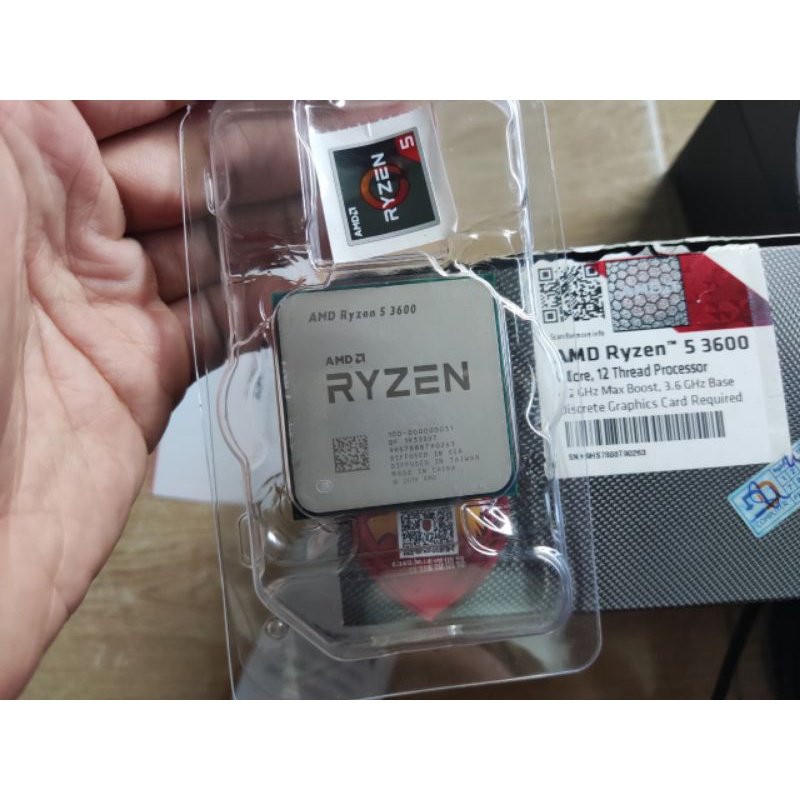 [Nâng Cấp Máy Dư Ra] AMD Ryzen 5 3600 (3.6GHz turbo up to 4.2GHz, 6 nhân 12 luồng, 32MB Cache, 65W)-Socket AM4