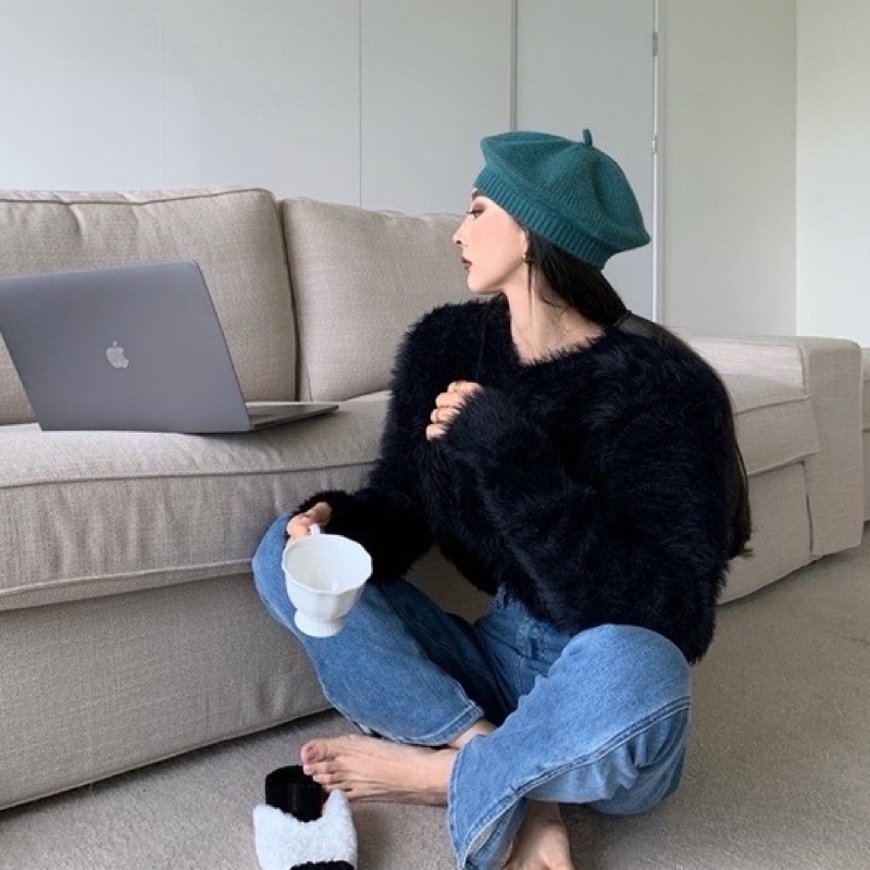 Áo lông hoodie sang chảnh