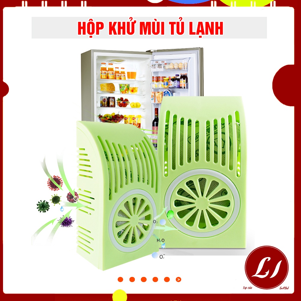 Hộp Khử mùi tủ lạnh giúp thực phẩm nguyên chất, bảo đảm vệ sinh tủ