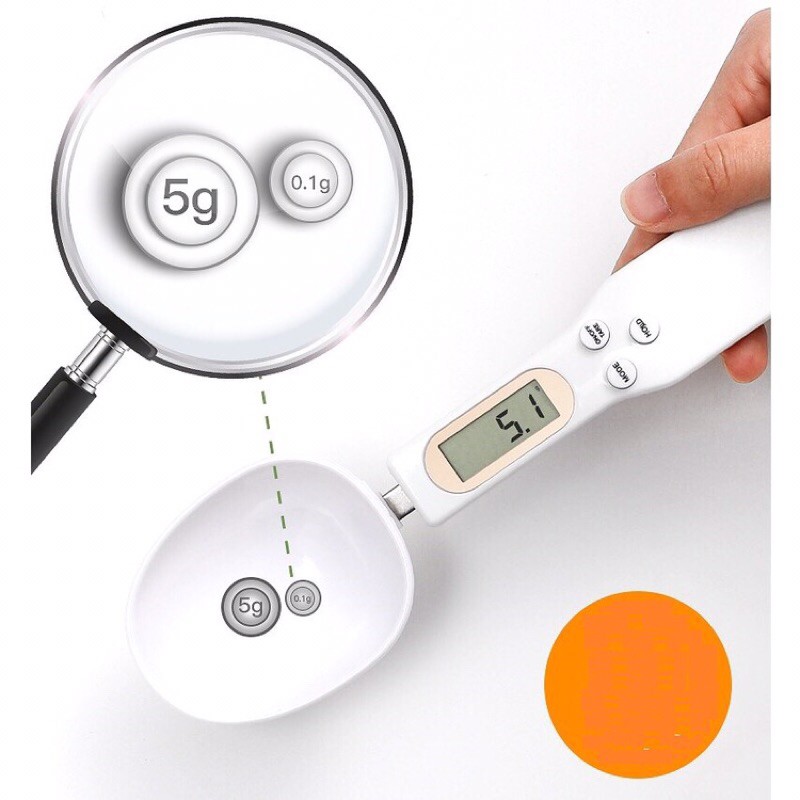 Thìa Đong,Cân Tiểu Ly Dạng Thìa đong gia vị,đồ ăn dặm cho bé 500/0,1g