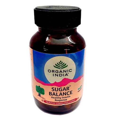 ORGANIC INDIA - SUGAR BALANCE - Viên uống hỗ trợ cân bằng đường trong máu 60v