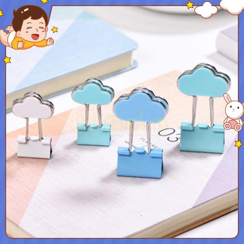 ⭐ iLado ⭐ 【Nhiều lựa chọn】 Kẹp tài liệu mini Kẹp Bướm kẹp nhựa kẹp kim loại Văn phòng phẩm mô hình đám mây hoạt hình Học Sinh kẹp giấy đồ dùng học tập Acrylic Tiện Dụng Cho Học Sinh cho trường học văn phòng dễ thương