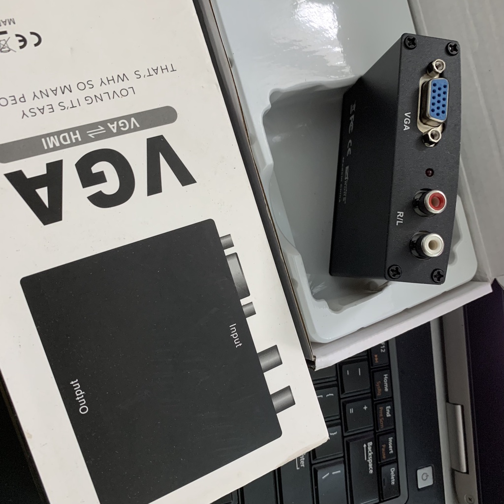 Box Chuyển Đổi Tín Hiệu Từ VGA +AV to HDMI