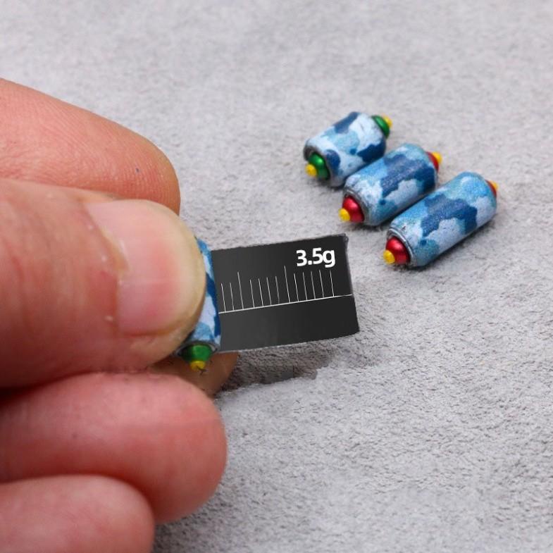 [FreeShip] Chì Câu Đài Tàng Hình Lõi Kép- Chì Lá Cuốn Sẵn Cao Cấp  ( Sét 3 Viên ) docaucaonline